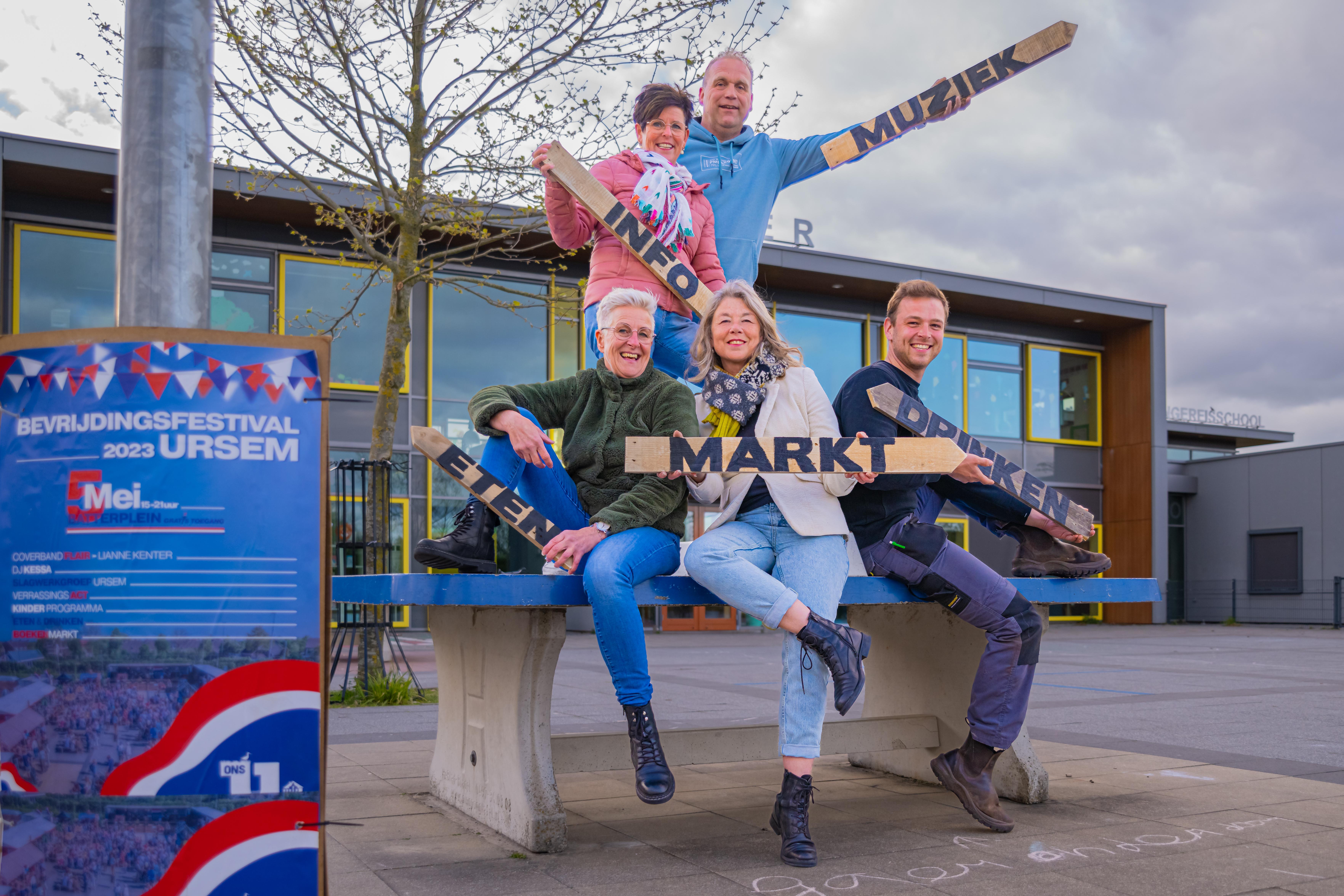 Iedereen uit het dorp Ursem gaat los op 5 mei. Organisatiecomité verbindt alles en iedereen voor bev
